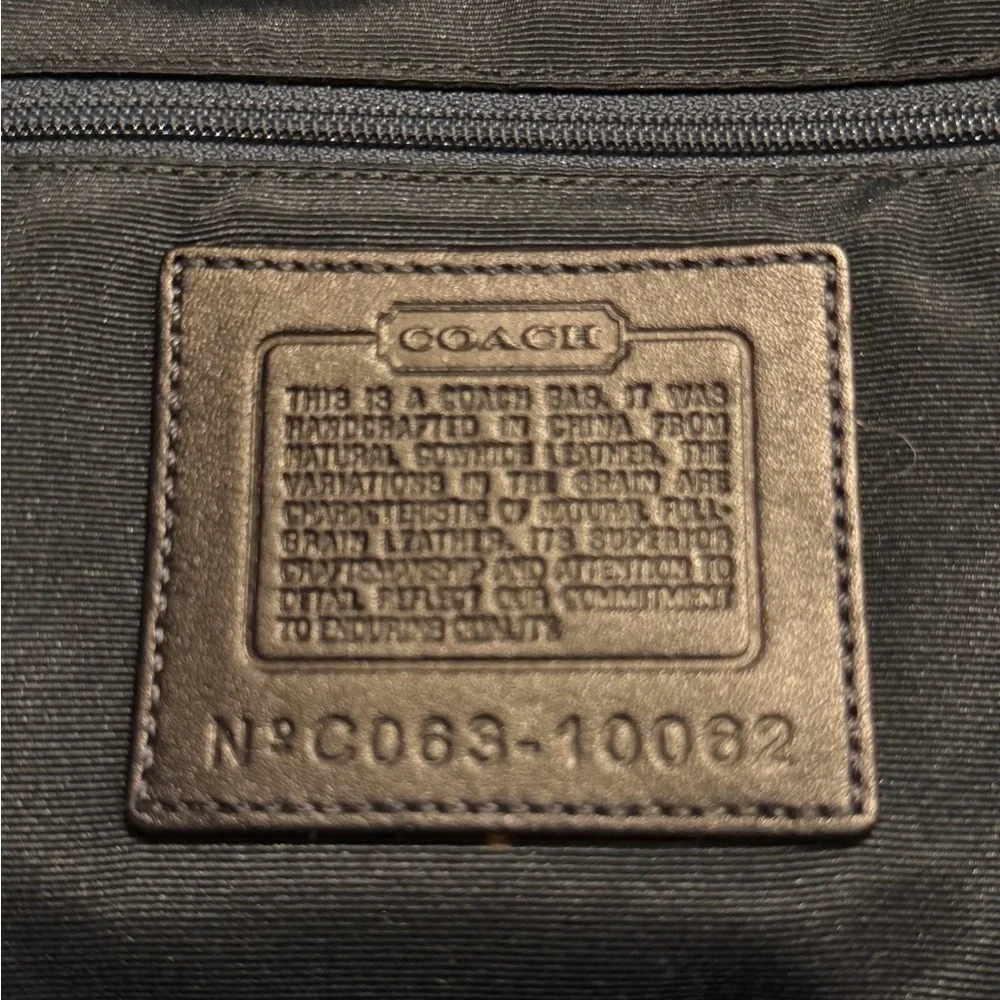 Coach Mia Denim Blue Soho Leather Shoulder Bag/Hobo w/Embellishments 10062 - Picture 7 of 8